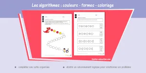 résoudre des algorithmes en petite section de maternelle