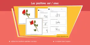 enrichir le vocabulaire des enfants avec des ateliers sur les positions sur et sous - activités langage et mathématique en petite section