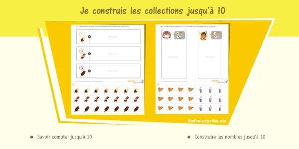 Apprendre à construire les collections jusqu’à 10 - le nombre et ses représentations - Jeux et Exercices de Maths Maternelle MS