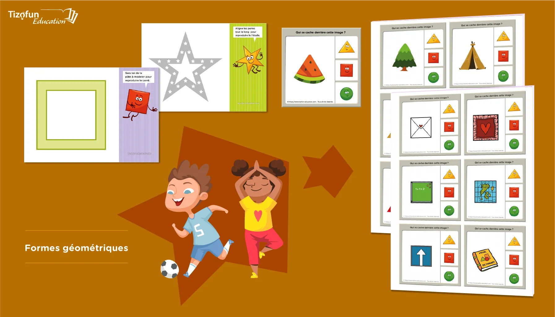 Activité Sur Les Formes Géométriques En Maternelle Apprendre les formes géométriques en maternelle PS MS GS - Tizofun