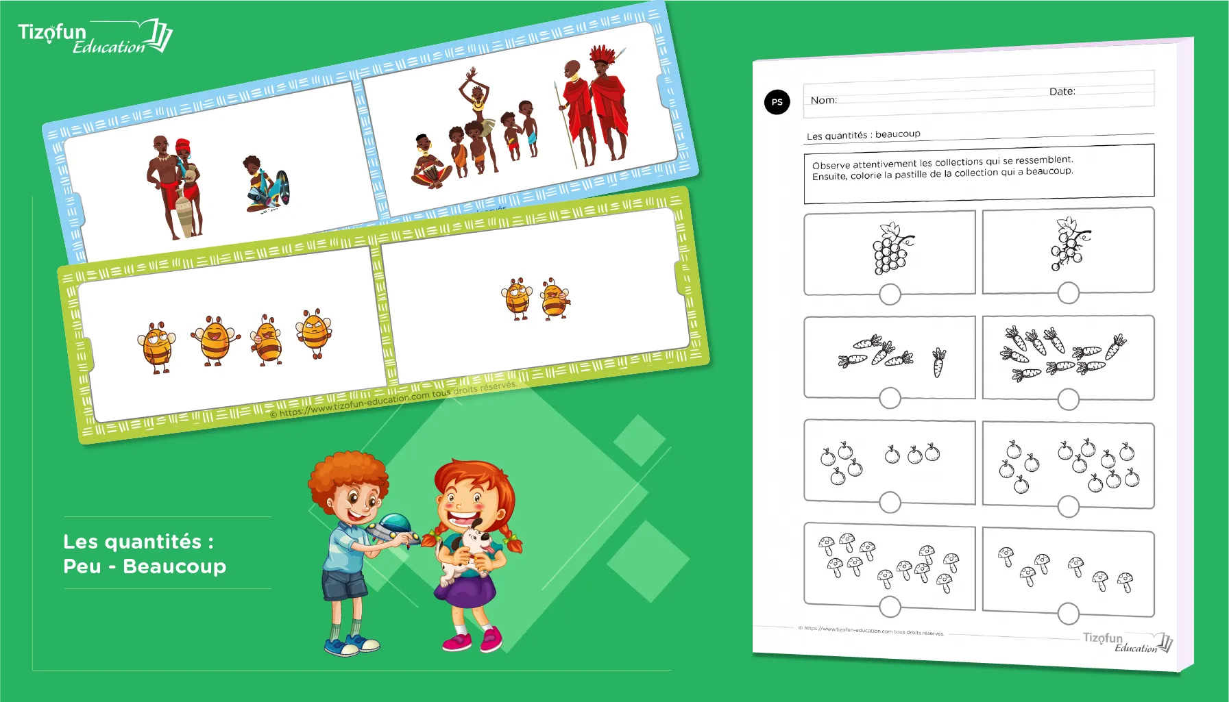 Apprendre à estimer les quantités en maternelle : peu et beaucoup ...