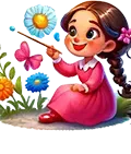 Enfant de CM2 (cours moyen deuxième année) qui découvre les joies du jardinage
