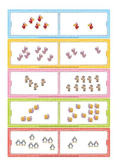 140 Cartes Mémoires pour Comparer les Quantités en Maternelle - Tizofun ...